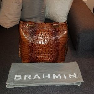 Cognac Brahmin Bag